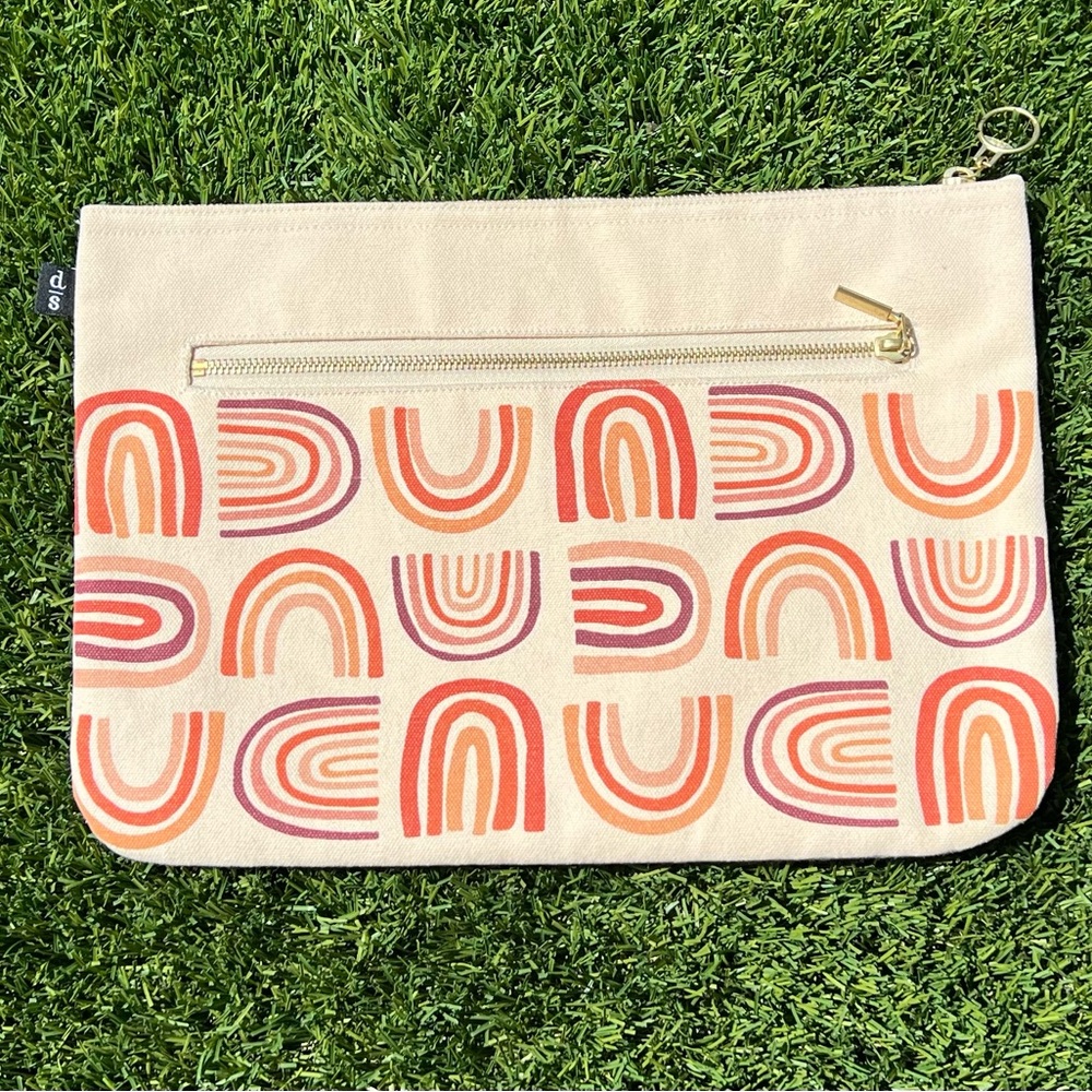 NWOT Danica Studio Large Zippered Bag Pouch Case